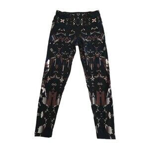 Sweaty Betty XS Women’s Power Leggings Cropped Geometric Print Activewear